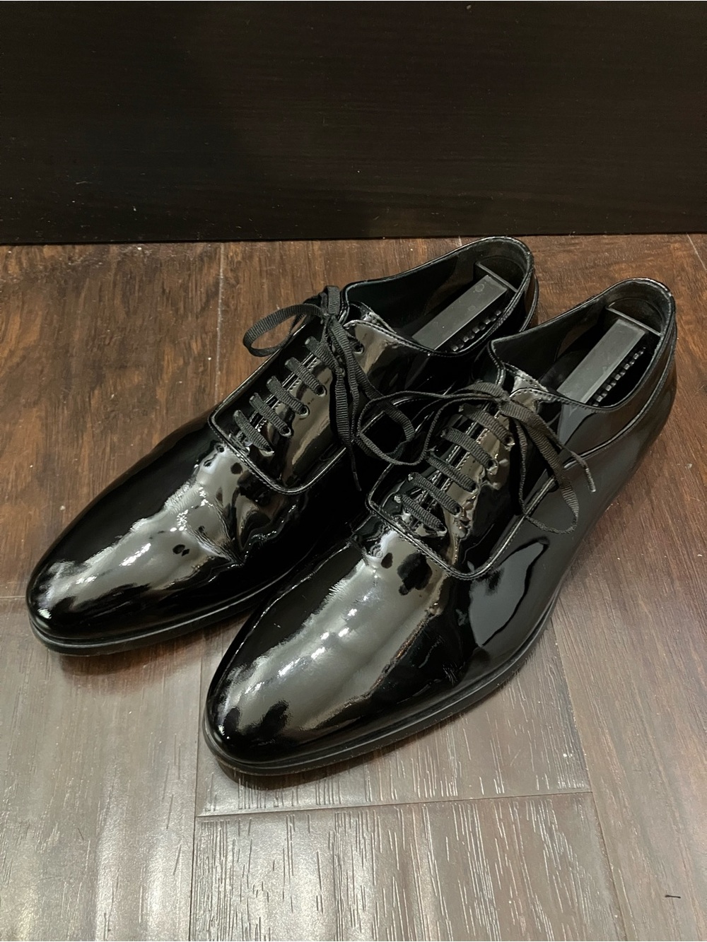 Suitsupply Black Patent Leather Oxfords sz 42 $299
